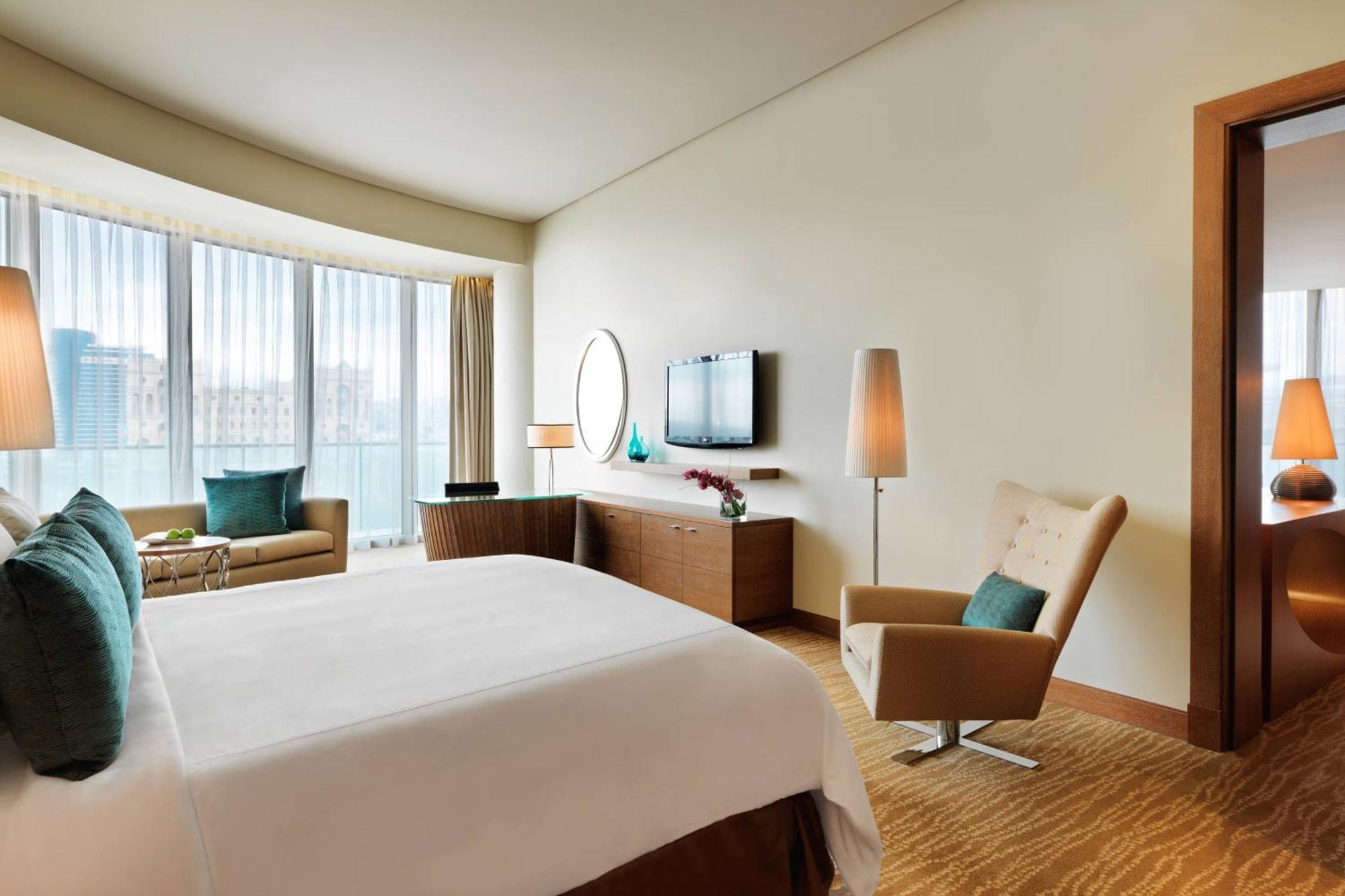 Jw Marriott Absheron Baku Hotel Zewnętrze zdjęcie A bedroom at the hotel