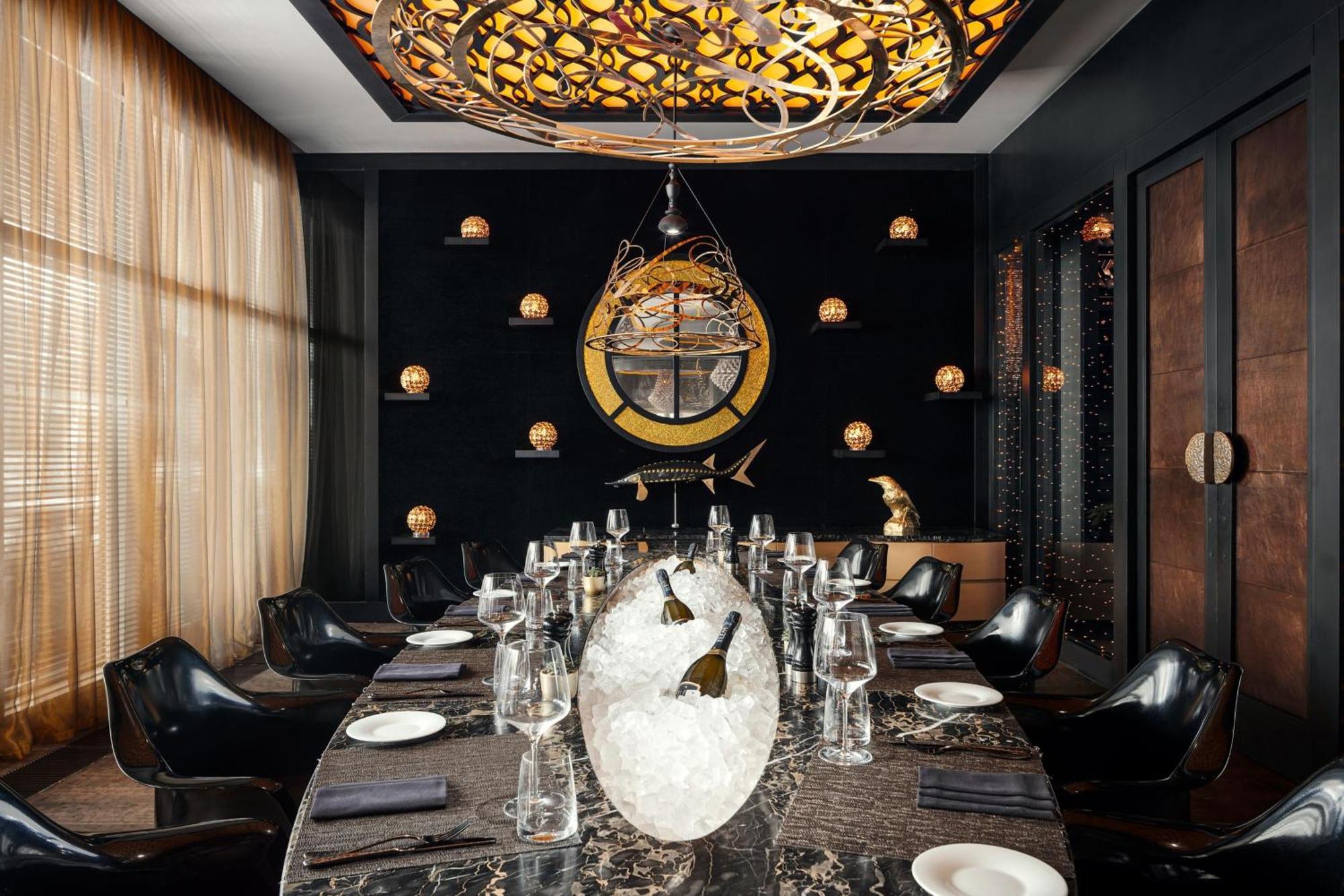 Jw Marriott Absheron Baku Hotel Zewnętrze zdjęcie The dining room at the restaurant