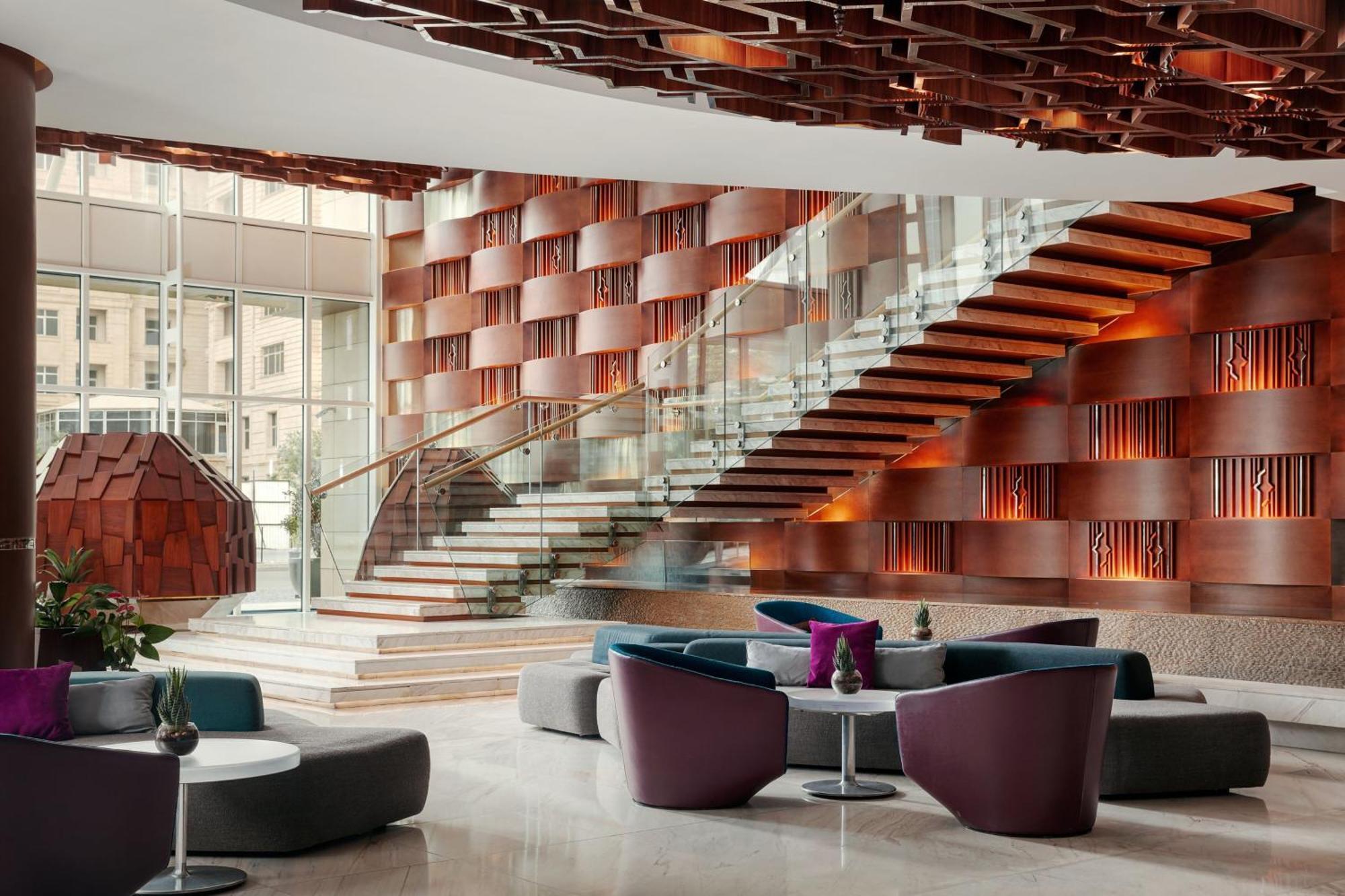 Jw Marriott Absheron Baku Hotel Zewnętrze zdjęcie The lobby of the hotel
